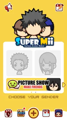 SuperMii - Cartoon Avatar Maker android App screenshot 0